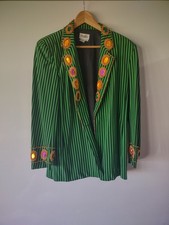 Rare vintage 1980s Privata 100 Silk Blazer Size 6