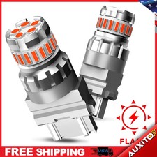 Auxito 3156 Led 3157 Turn Canbus Signal Brake Bulb Hyper Light Anti Flash Red 2x