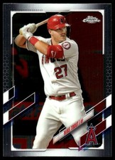 Mike Trout 2021 Topps Chrome #27 Angels MLB READ FREE SHIPPING AutographDen