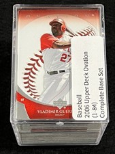 2006 Upper Deck Ovation Baseball Complete Base Set (84) w/o SP RC's