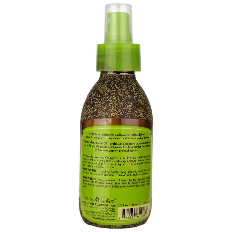 Macadamia Natural Oil Luxurious Oil Spray 60ml Ultra-fine Mist Instantly Absorbs - Image 2 of 4