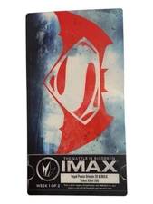 2 Batman verse Superman Regal Cinemas IMAX Collectible Tickets Week 1 and 2
