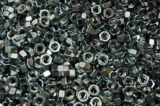 (500) Metric M8-1.25 Class 8 Hex Finish Nuts Zinc 8mm