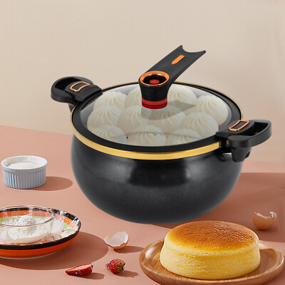 #ad 8l 8.45qt Micro Pressure Cooker For Home Restaurant Pressure Cooker W Visual Lid $39.72