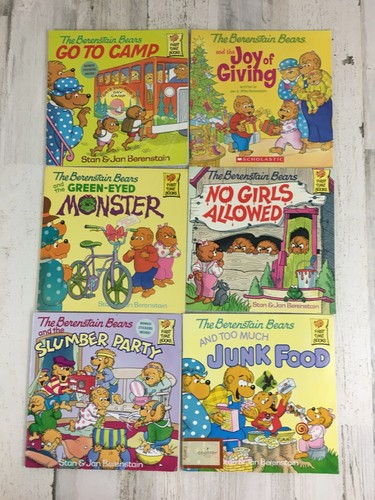 Lot 45 Berenstain Bears Books Kids First Time Vtg Dinosaurs Chick-fil-a He Bear - Picture 7 of 11