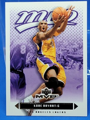 #ad #ad HOF KOBE BRYANT 2003 UPPER DECK MVP #72 Invest Goat RIP Champion Champ clean $14.99