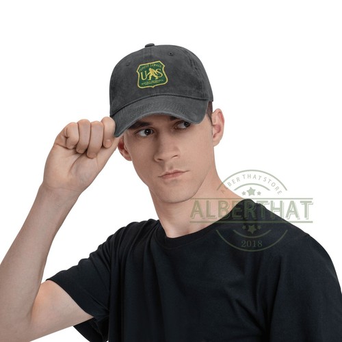 Cappello da baseball unisex US Forest Service Bigfoot Department cappello da papà regolabile - Foto 7 di 8