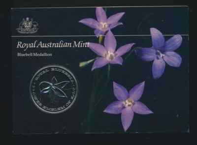 コレクション  Australian Mint Bluebell Medallion Australia:1984 Royal Australian Mint Bluebell Medallion 40mm