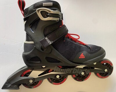 Rollerblade Macroblade 80 Inline Skates Mens Size 8 Red  display picture 3