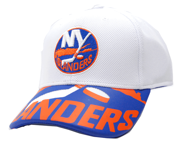 Islanders Reebok NHL White Mesh Draft 