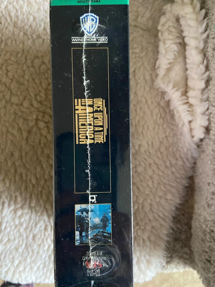 VHS-"ONCE UPON A TIME IN AMERICA" NEW- FACTORY SEALED- W/ WATERMARKS - Image 3 of 4