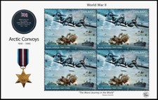 SVALBARD SPITSBERGEN 2025 SECONDA GUERRA MONDIALE CONVOGLI ARTICI FOGLIO MNH FRANCOBOLLI LOCALI