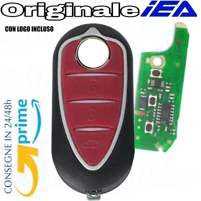ES IEA ELETTRONICA 🇮🇹COMPLETA COVER CHIAVE 3T TELECOMANDO PER ALFA ROMEO MITO GIULIETTA CHIP