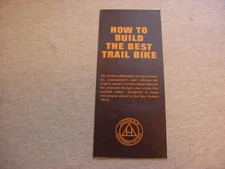 Vintage  Hodaka  motorcycle  100B brochure