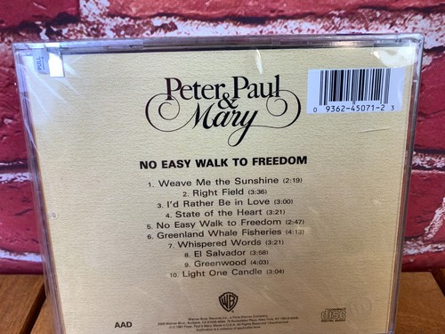 2 BRAND NEW Peter Paul & Mary CDs, No Easy Walk to Freedom & In These Times - Picture 7 of 8