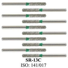 Dental Diamond Burs FG Round End Cylinder Coarse Bur SR-13C High Speed Burr