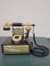 Vintage American Telecommunications Deco-Tel Telephone Push Button Untested 