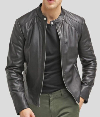 Herren Lederjacke Mantel Gr. XL Bomber Tomahawk 100% weiches Leder VINTAGE RAR