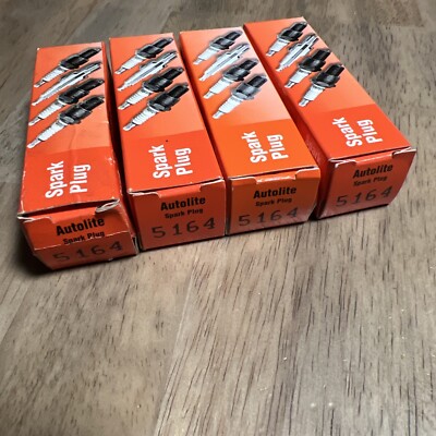 Autolite Spark Plug 5164 Lot Of 4 New