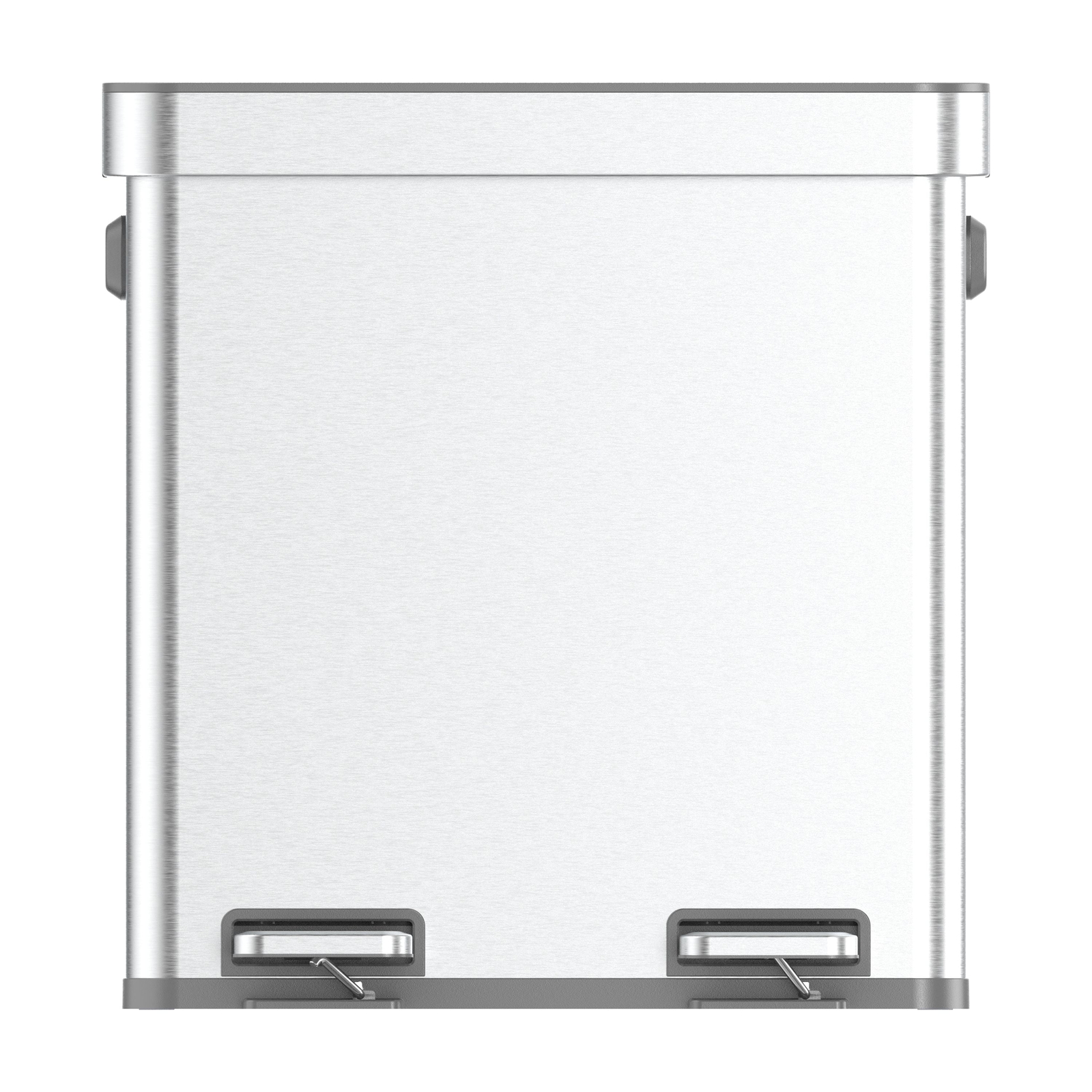 Better Homes and Gardens 18G Dual Unit Rectangular Stainless Steel Trash Can