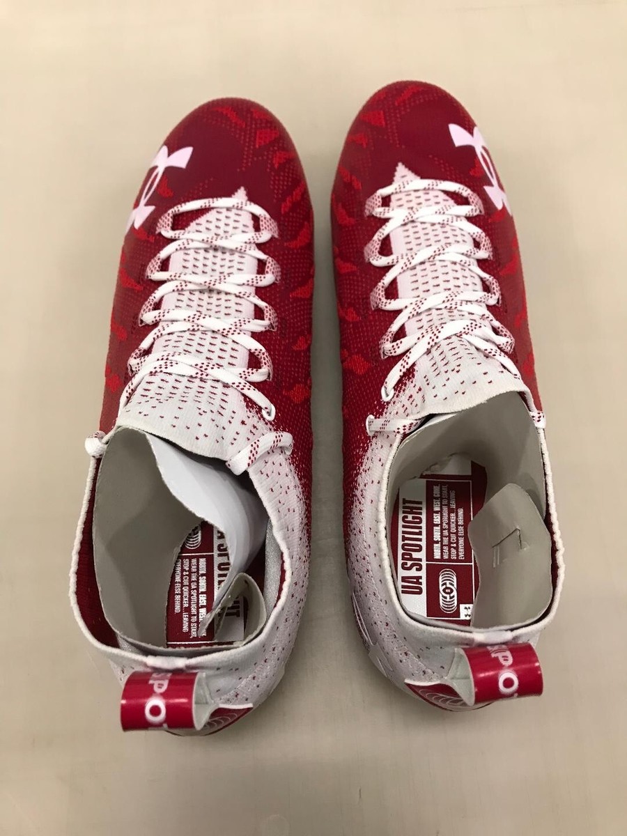 Under Armour Spotlight MC スパイク シューズ　28cm New Mens Under Armour Spotlight MC Football Cleats White