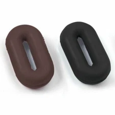 Equi Essentials Rubber Martingale Ring - Brown 