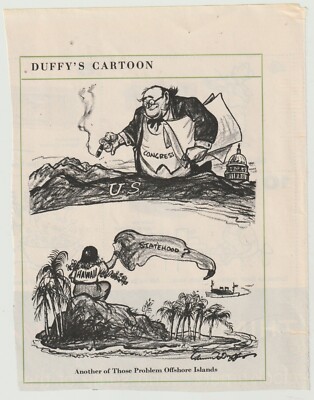 DUFFY'S EDITORIAL CARTOON SATURDAY EVENING POST MAY 7,, 1955