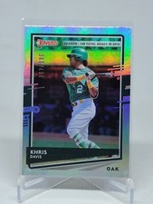 2020 Donruss ** Season Stat Line ** #88 Khris Davis #D / 186 D1G
