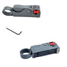 Cable Stripper For RG59 RG6 RG11 Coaxial Wire...