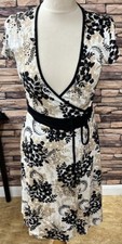 Y2K new look floral wrap dress size UK 10 - See Description