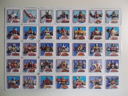 Super Sentai 35th anniversary Legend Card 3D magnet Red & Robo Power Rangers - Picture 5 of 106