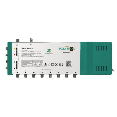 Polytron Green Line PSG 508 Q Multischalter, Quad- oder Quattro-LNBs verwendbar