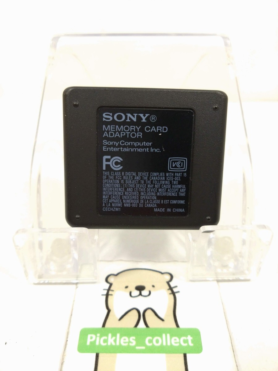 PS3 Memory Card Adapter CECHZM1 w/Box Testet PS1/PS2 to PS3