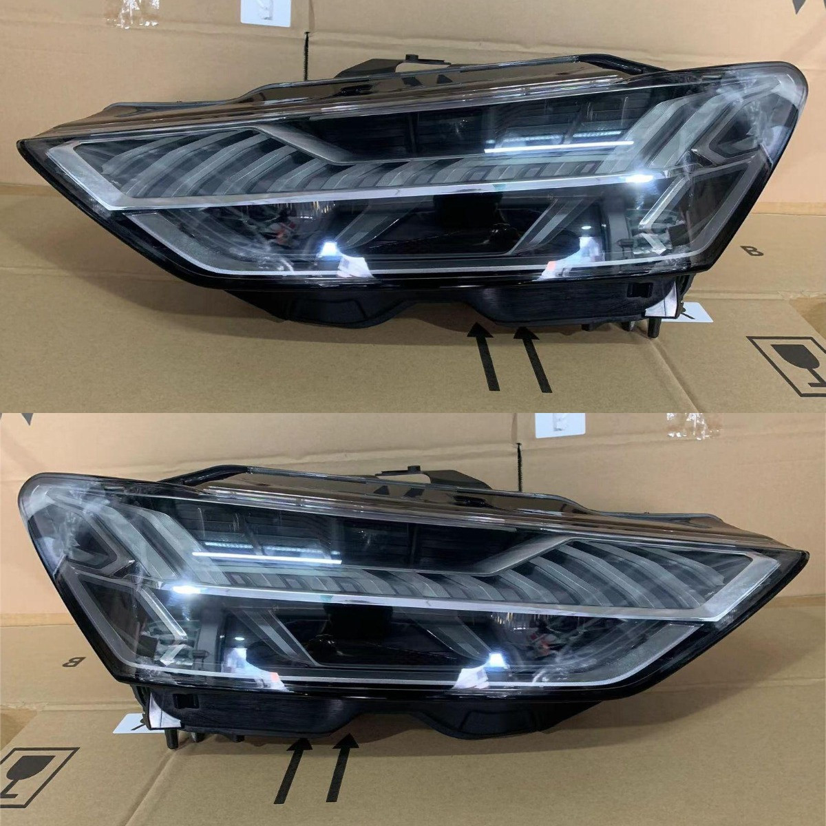 Audi A7 S7 RS7 Front Left & Right 2PCS Full LED Matrix Headlights