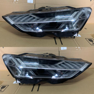 美品 Audi A7 4K 純正 右ヘッドライト Matrix LED ECU付 2PCS Audi A7 S7 RS7 Front Left & Right Full LED Matrix Headlight