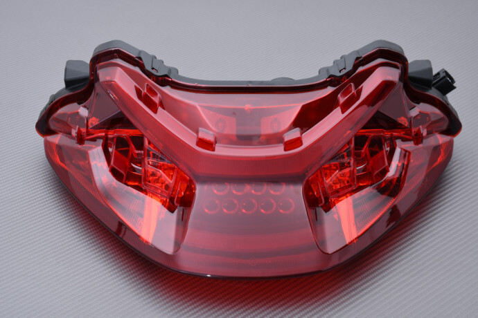 Feu arrière LED rouge Forza 125 avec clignotants intégrés et éclairage stop dynamique