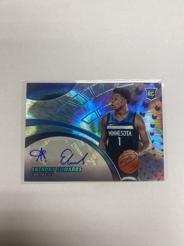 Anthony Edwards [Infinite] 2020 Panini Revolution Rookie Autographs card