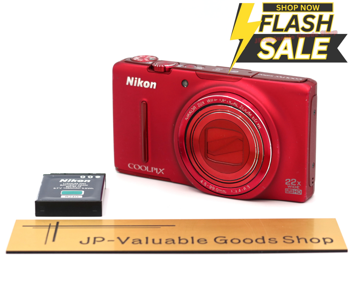 Nikon ニコン COOLPIX S9500 レッド Nikon COOLPIX S9500 18.1MP Digital Camera 22 x Optical Zoom