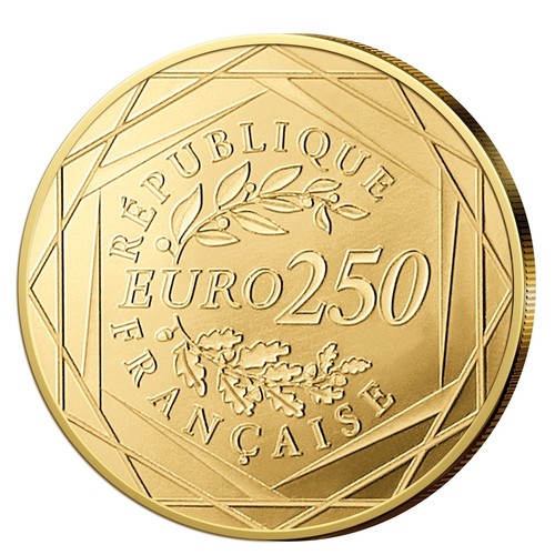Goldmünze Frankreich 250 Euro Gallischer Hahn 2014 GOLD zu 250 Euro