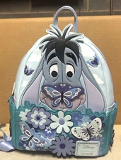 Loungefly Winnie the Pooh Eeyore Floral Backpack  **pre-owned**