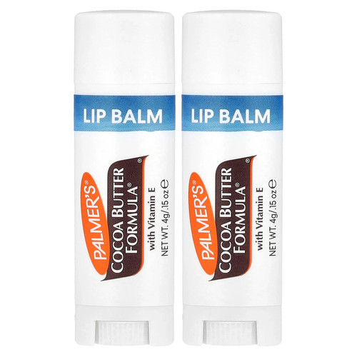 Cocoa Butter Formula® with Vitamin E, Softens Smooths Lip Balm, 2 Pack, 0.15 oz