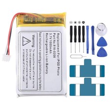 For iPod Photo 20G 30G 60G a1059 1099 616-0206 1000mAh Battery Replacement, For