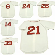 Custom Adult/Youth White All Stitched Home Throwback Jersey NWT Sizes S-6XL