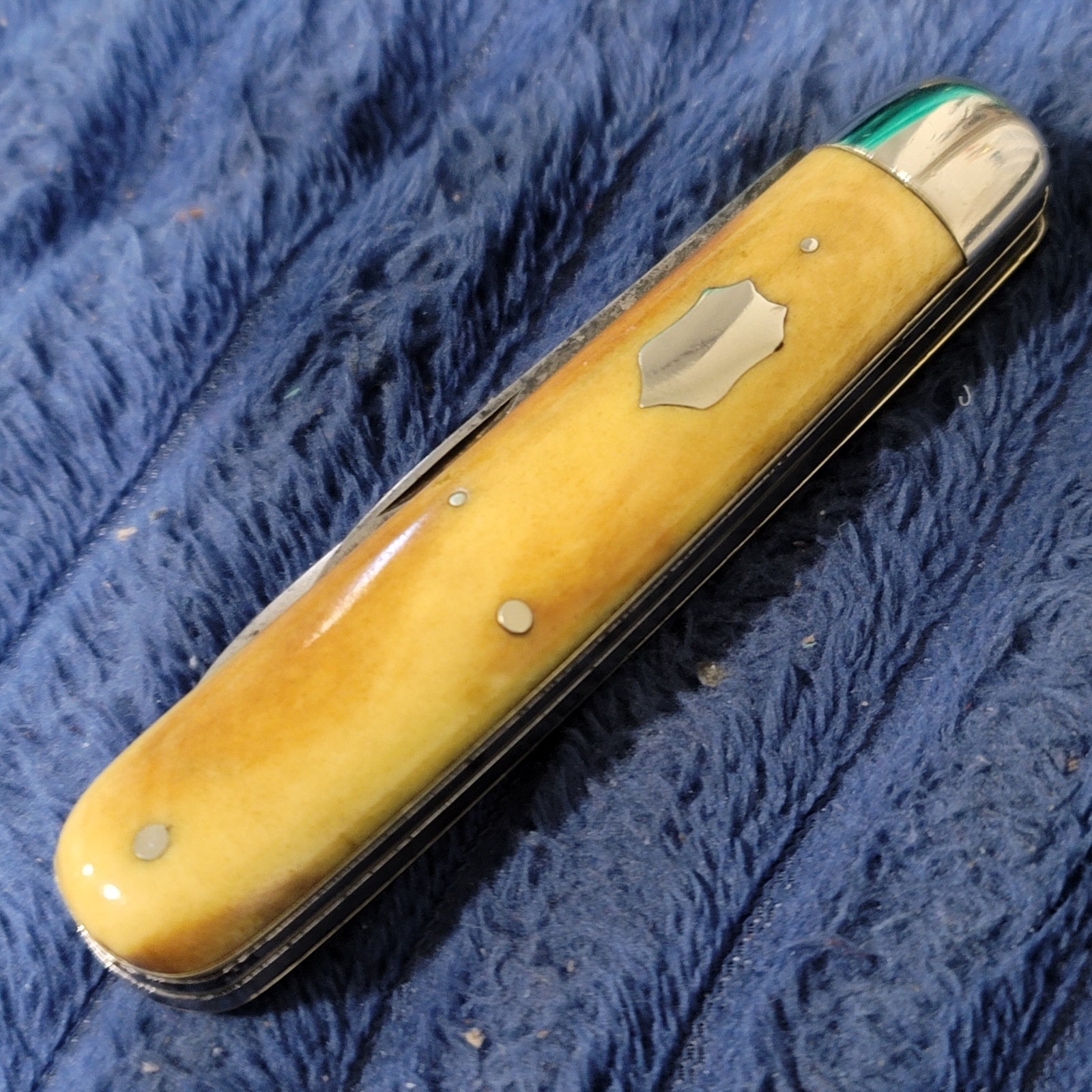 Old Vintage Antique Cattaraugus Large Barehead Jack Folding Pocket Knife