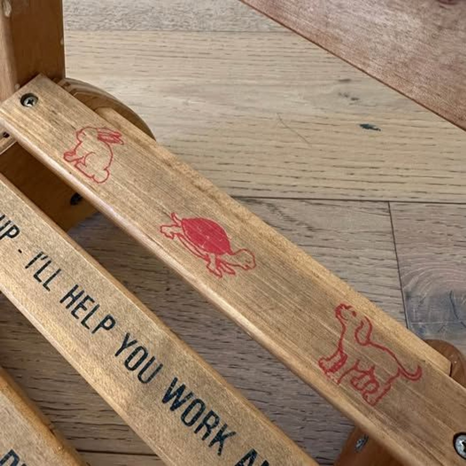 Vintage 1950s Wooden Child’s Step Stool / Chair