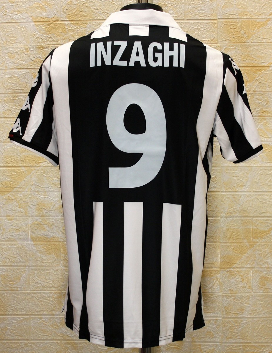 Juventus FC 1999-00 short sleeve home jersey shirt Inzaghi #9 | eBay