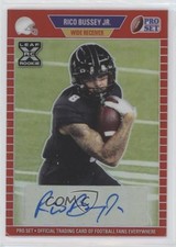 2021 Leaf Pro Set Metal 1989 Red Rainbow 74/100 Rico Bussey Jr #PA-RBJ Auto 0tw4