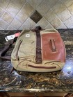 NWT ANVANDA Green and Brown Backpack Zip Adjustable “Great F*cking Bag” Ret $149 — photo 1
