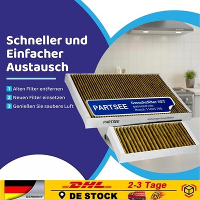 Geruchsfilter Set passend wie Constructa 11041790 Clean AirPlus Dunstabzugshaube