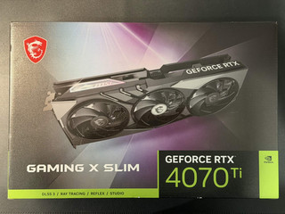 MSI GeForce RTX™ 4070 Ti GAMING X SLIM 12G GDDR6X GPU (Description Below!)
